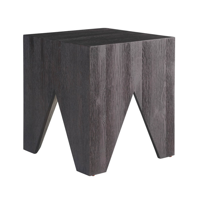 Griffith Park End Table, Obsidian