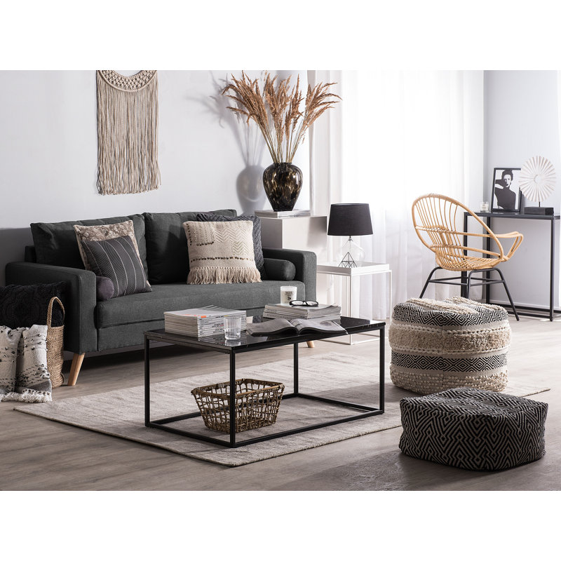 Evan 2 Seater Sofa, Black