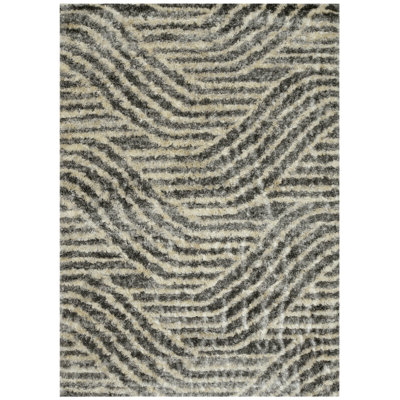 Tapis gris anthracite Merino