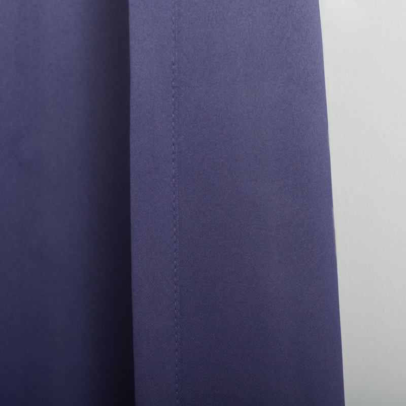 Mcmanus Room Darkening Thermal Grommet Curtain Panels, 52" W x 84" L, Navy