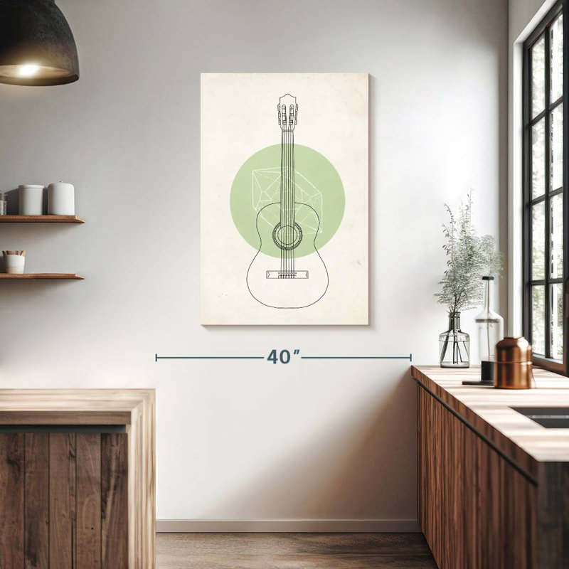 Guitare géométrique Abarca, H 39 po x l 26 po