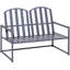 Gennett Metal Outdoor Bench