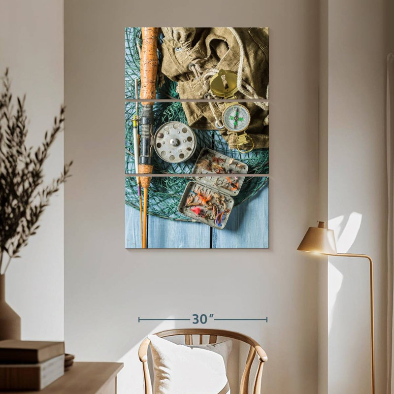 Senne Fisherman Accessories, 65'' H x 42'' W