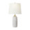 Thomas O'Brien Cato 1 Light Bedroom Home Office Living Room Lamp With White Linen Shade