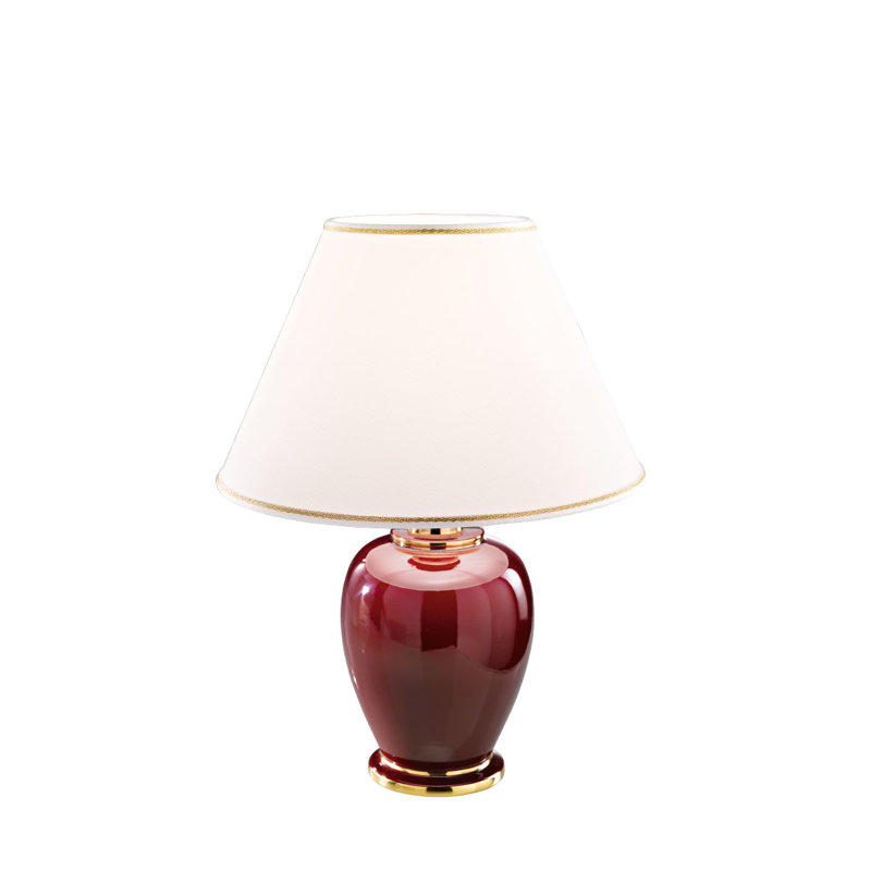 34 cm table lamp Giardino Panse, Bordeaux