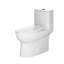 Toilette allongée une pièce à double chasse avec surface émaillée Ally-105449775-100041679