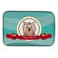 Tapis de séchage yorkie yorkishire terrier merry christmas