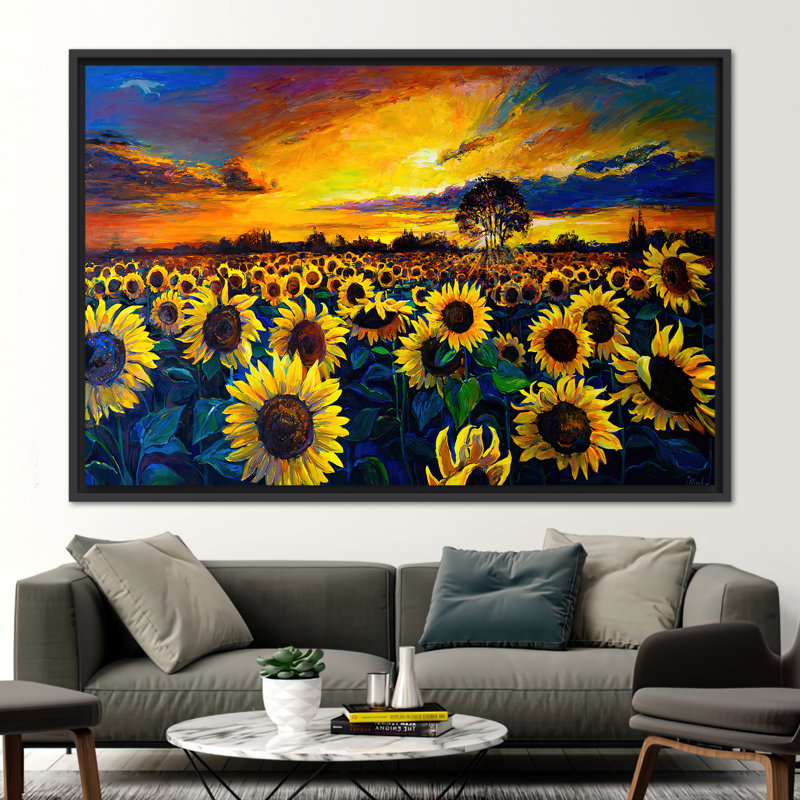 Print on Canvas, 25 cm H x 35 cm W, Floater Framed Print without Mat, Black