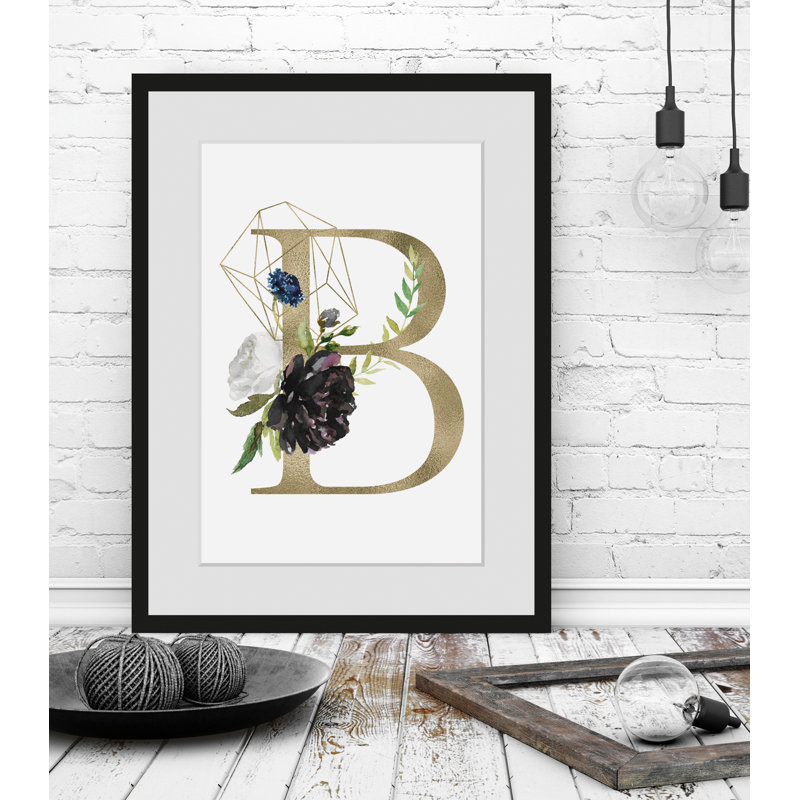 Letter - Single Picture Frame Print