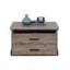 Table basse en bois de pin rustique avec rangement spacieux et conception durable pour des salons confortables-532885654