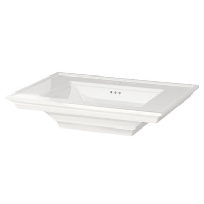 American Standard Town 22.5'' White Ceramic Rectangular Bathroom Sink with Overflow