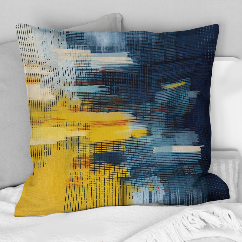 Coussin décoratif Waveform Spectrum Abstract Resonances