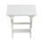 Hips Outdoor Foldable Furniture , 2 Chairs And Rectangular White Table For Spacious Living Chair White, Included