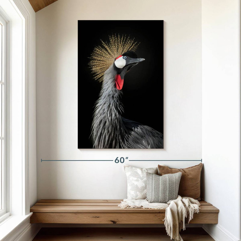 Brampt The Queen Crane, H 48 po x l 32 po