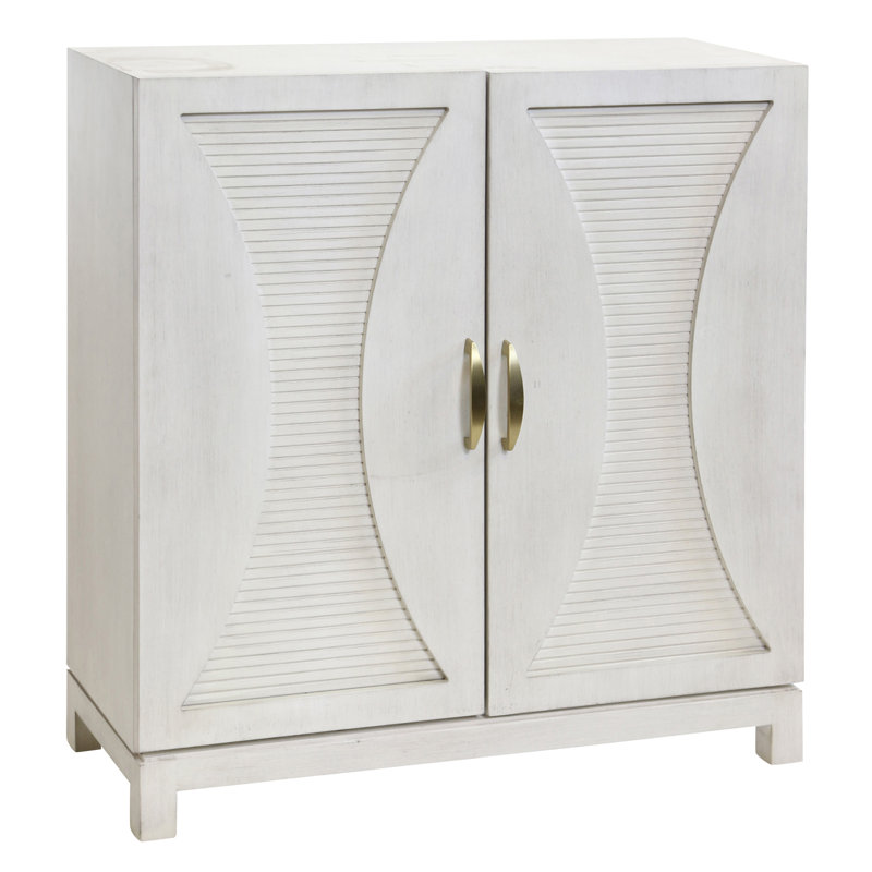 Armoire à deux portes Sienna - ivoire vieilli, Ivoire patiné