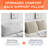Sit-up Back Comfort Wowmax Back Support Pillow for Couch, Back Pillow for Sitting In Bed, Back Pillow for Couch Replacement, Beige Compression