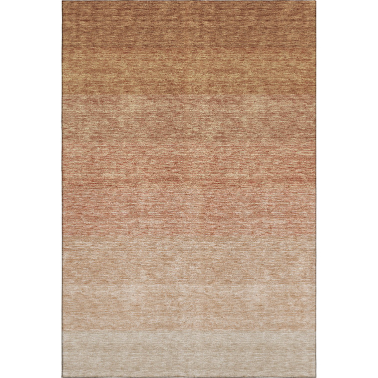 Premium Machine Washable Prisco Paprika Rug