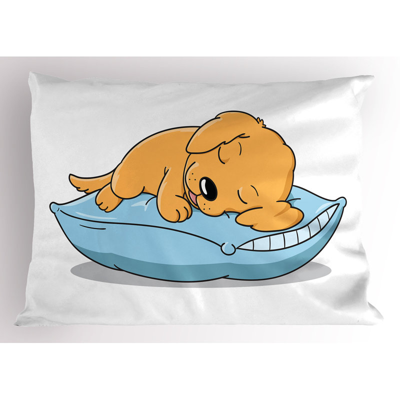 Ensemble de 2 taies décoratives Golden Retriever Ambesonne