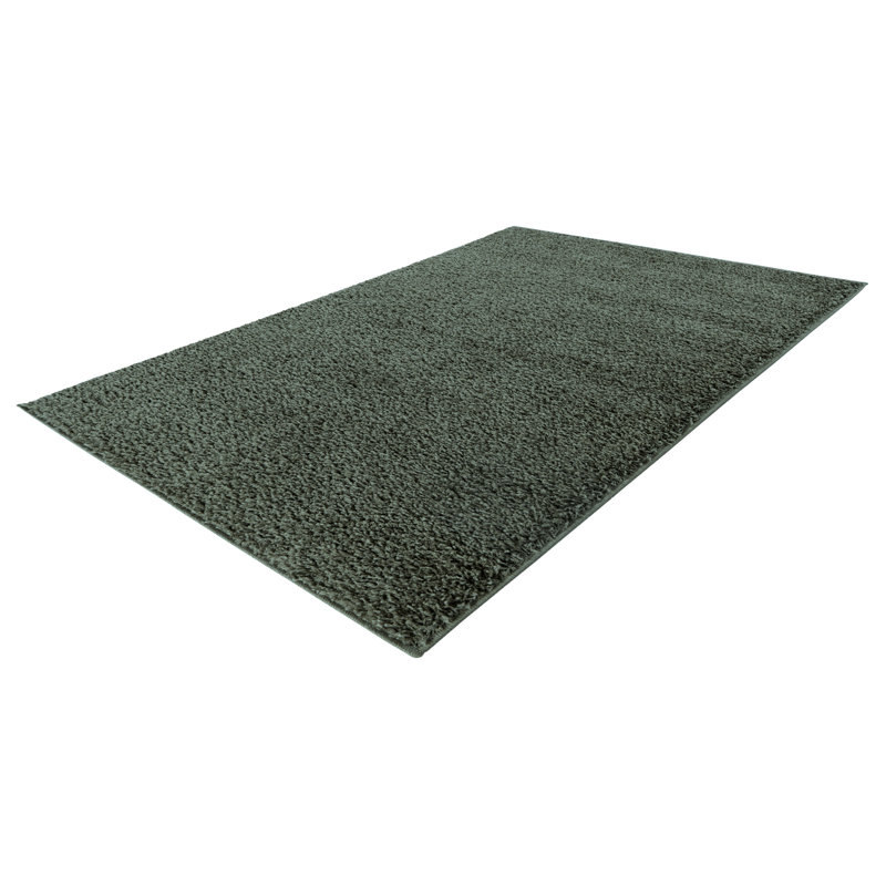 Twist Solid Colour Area Rug, Rectangular 160 x 230cm, Jade