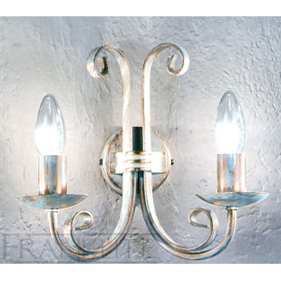 Babylon Wrought Iron Candle Wall Light