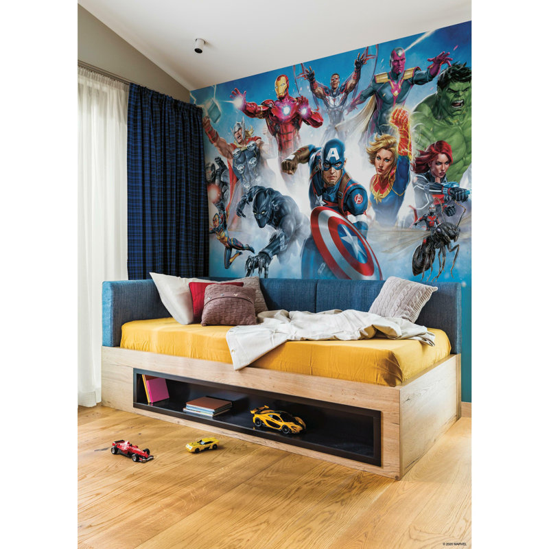 Marvel Avengers Vinyl Peel and Stick Wall Mural Set