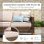 Salem Wicker Outdoor Patio Ottomans-96901701
