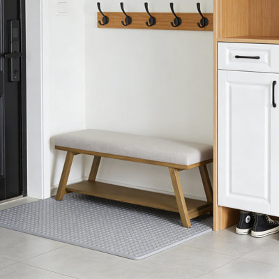 Banc de rangement rembourré multifonctionnel