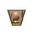 Rustic Lodge Flush Mounted Sconce