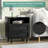 Carmelyn Black nightstand with 2 drawer