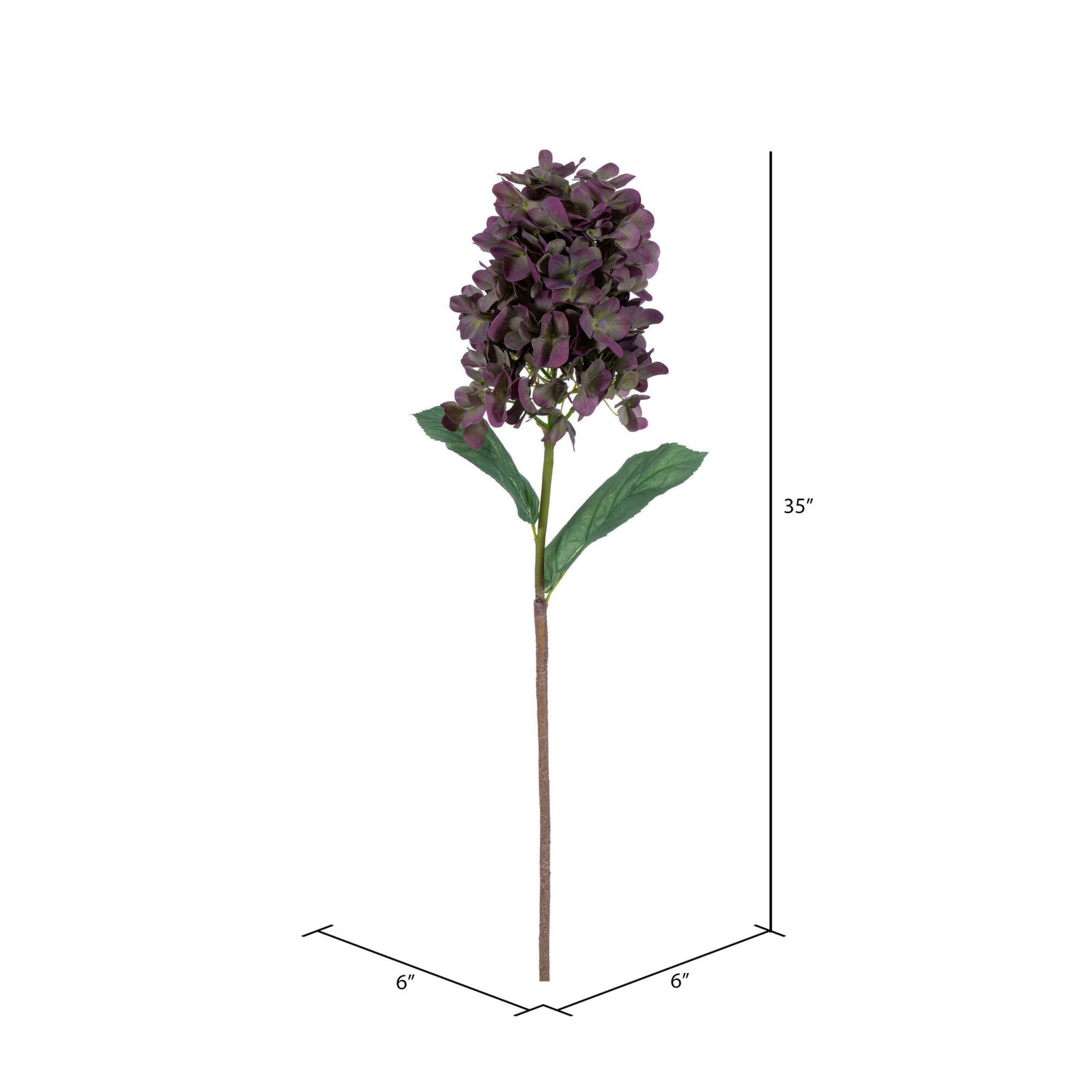 Lavender Floral Stems, Plum