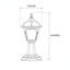 Luminaire d'extérieur à 1 lumière Valerius