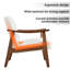 Fabric Mid-Century Modern Armchair-810704483-810704480