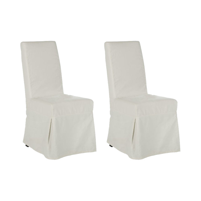 Raiden 50cm H Cotton Upholstered Parsons Chair