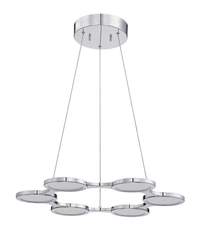 Lustre géométrique 6 lumières unique Rennes