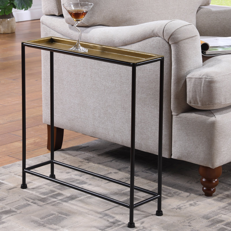 Perri Iron Tray Top End Table