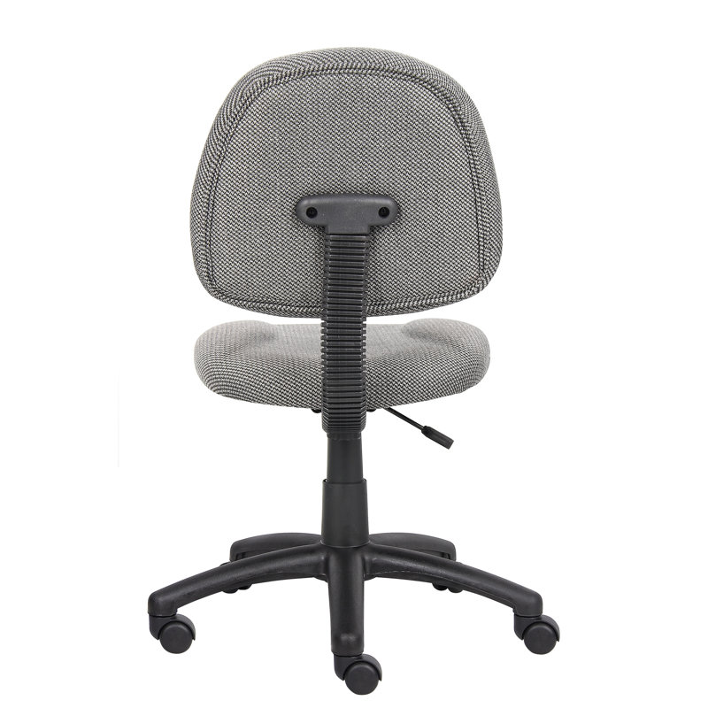 Task Chair, Gray Twill, Not Included