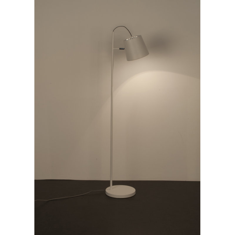 Task Floor Lamp, White, White