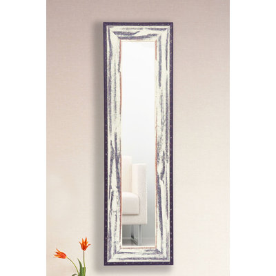 Letson Wood Flat Wall Mirror