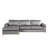 Luxe Shannon Velvet Modular Sectional with Extended Chaise Lounge-226645198