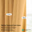 Rideaux obscurcissants en lin synthétique pour chambre et salon Bellino (1 panneau)-1007233936-1007233943