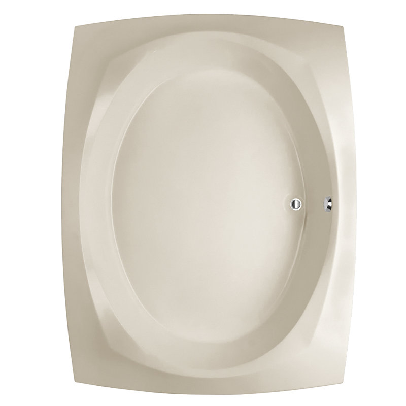 Baignoire à air chute 82" x 64" Designer, It, Laiton satiné