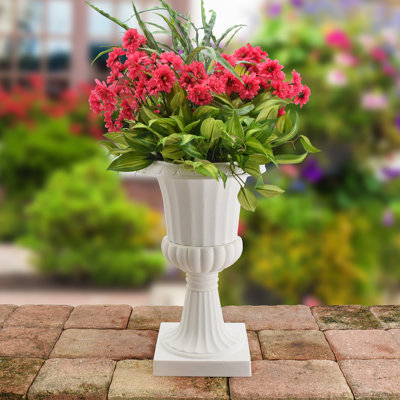 Pot de fleurs urne en plastique