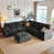 Black Chenille