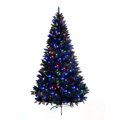 Fir Artificial Christmas Tree With 20 Branch Tips And 280 Color LED Changing Lights