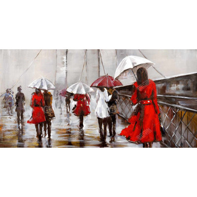 Walk on the brooklyn bridge - 15.75"x31.50" Desk mat
