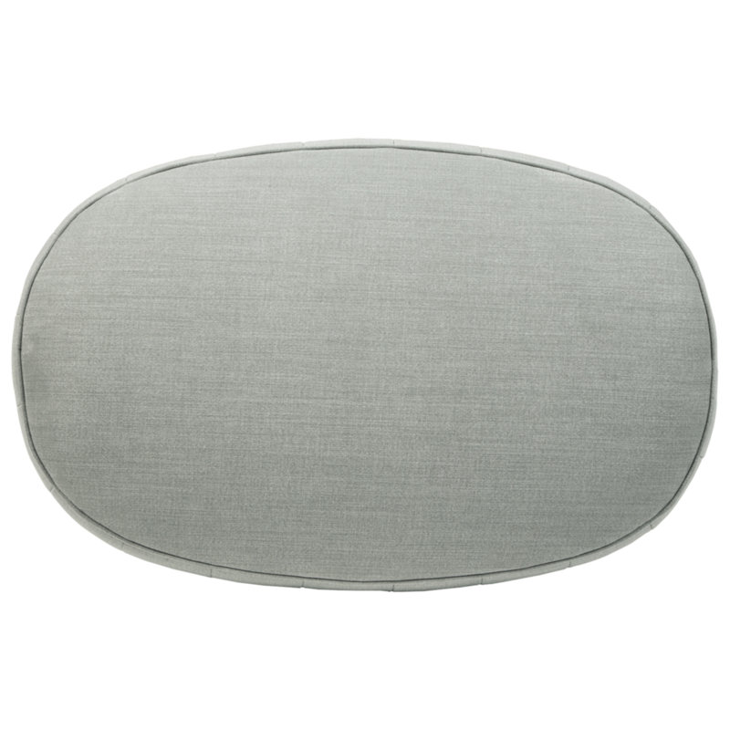 Mariaella Upholstered Ottoman, Gray