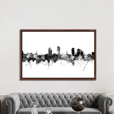 Tallahassee Florida Skyline by Michael Tompsett - Print on Canvas