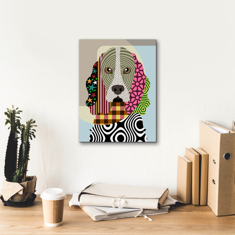 «Cocker Spaniel Dog» par Lanre Adefioyue, H 16 po x l 12 po x P 0,75 po