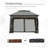 11' X 11' Pop Up Canopy, Outdoor Patio Gazebo Shelter With Removable Zipper Netting, Instant Event Tent W/ 114 Square Feet Of Shade And Carry Bag For Backyard, Garden-113577986-113577990