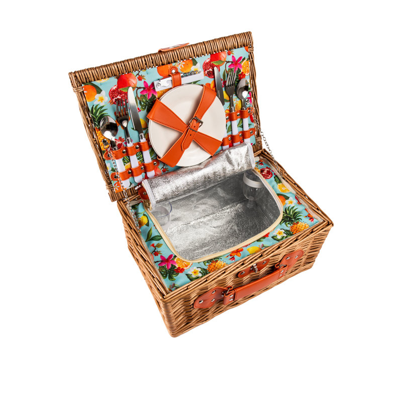 Picnic Basket, 20" H x 28" W x 40" D